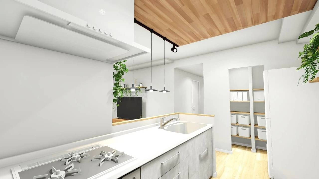 モデルルーム｜定額制リノベーション｜キッチン｜飯塚