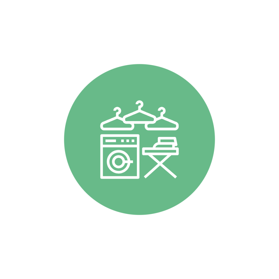 洗濯動線を短く。