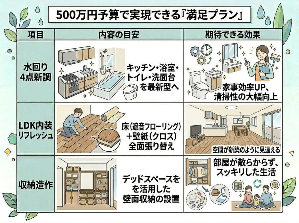 暮らしの質を劇的に変える「部分リフォーム」