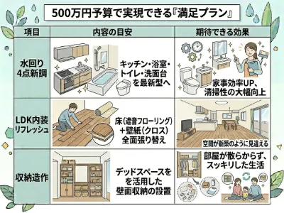 暮らしの質を劇的に変える「部分リフォーム」