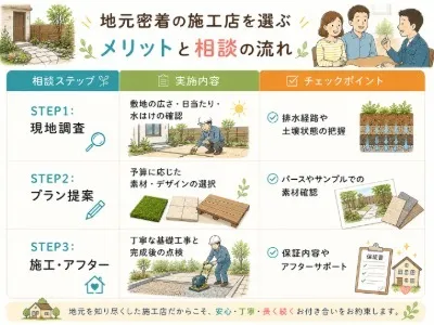 地元密着の施工店を選ぶメリットと相談の流れ