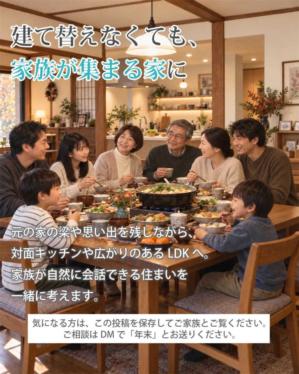 みんなが集まる日を、もっと心地よく。